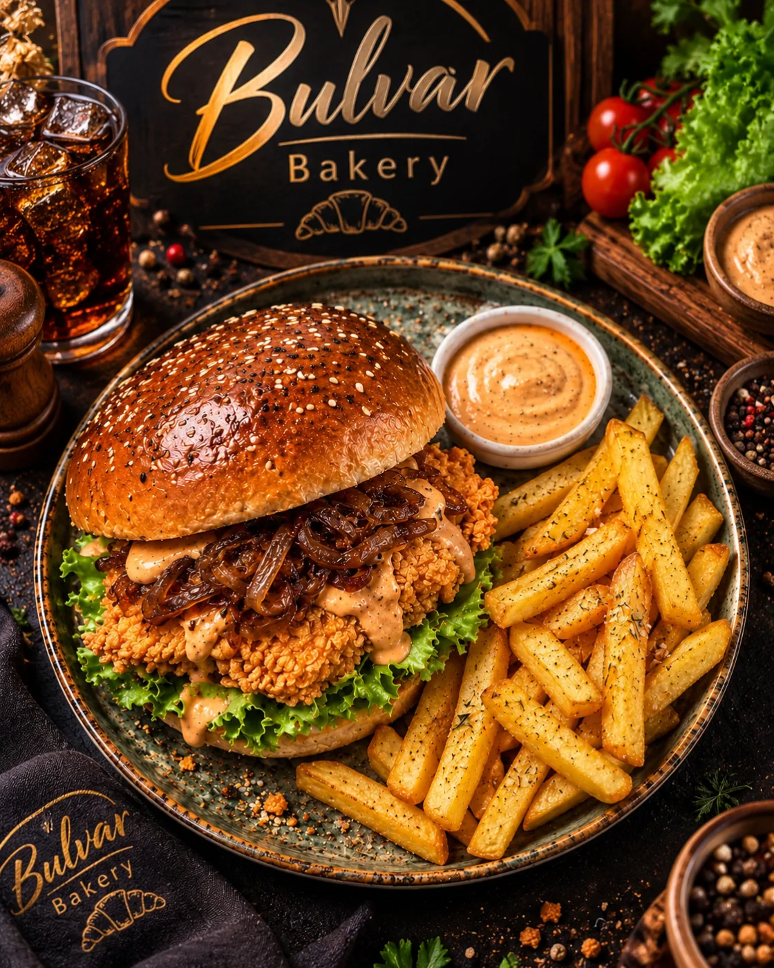 Çıtır Tavuklu Burger
