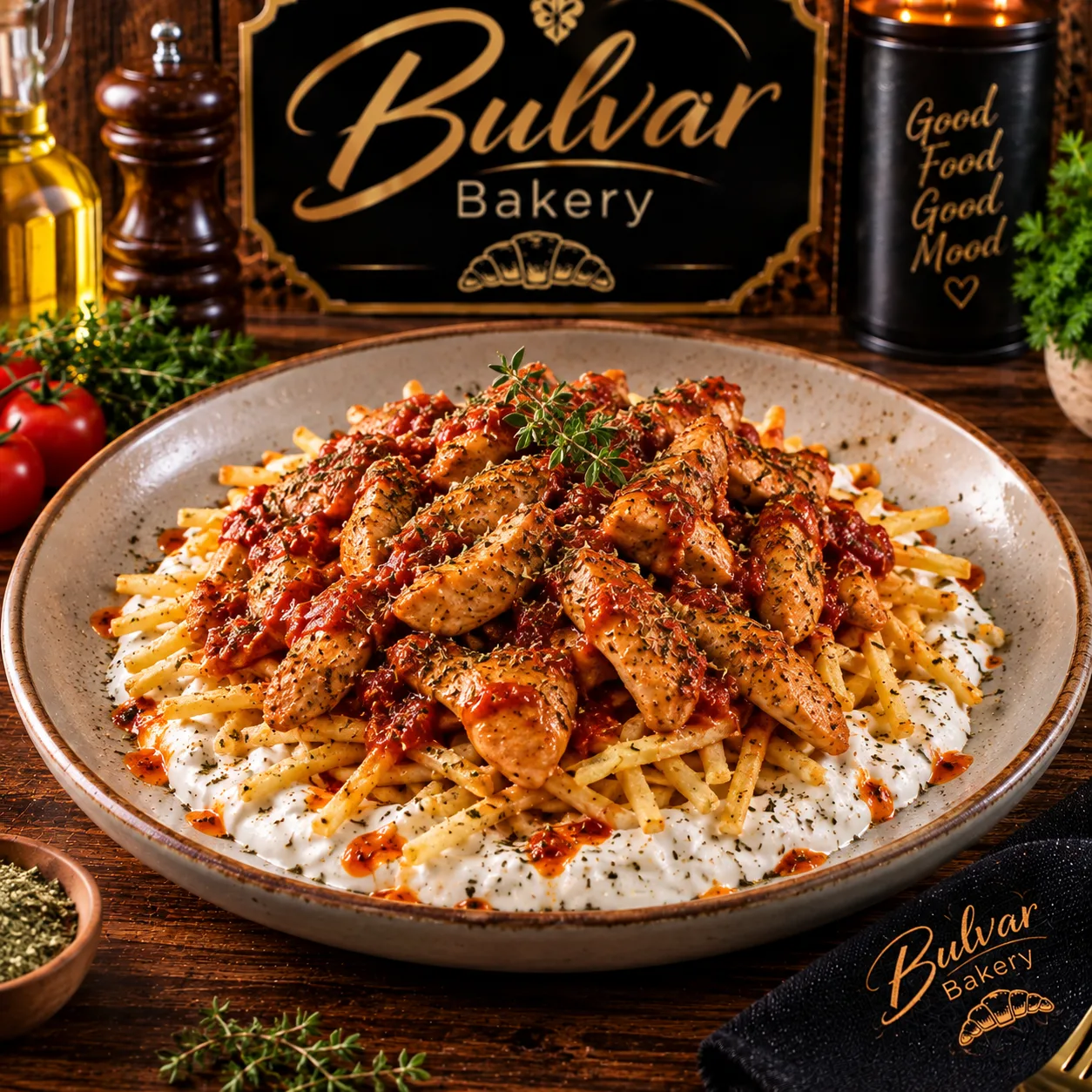 Tavuk Çökertme (Çeltik Kebabı)